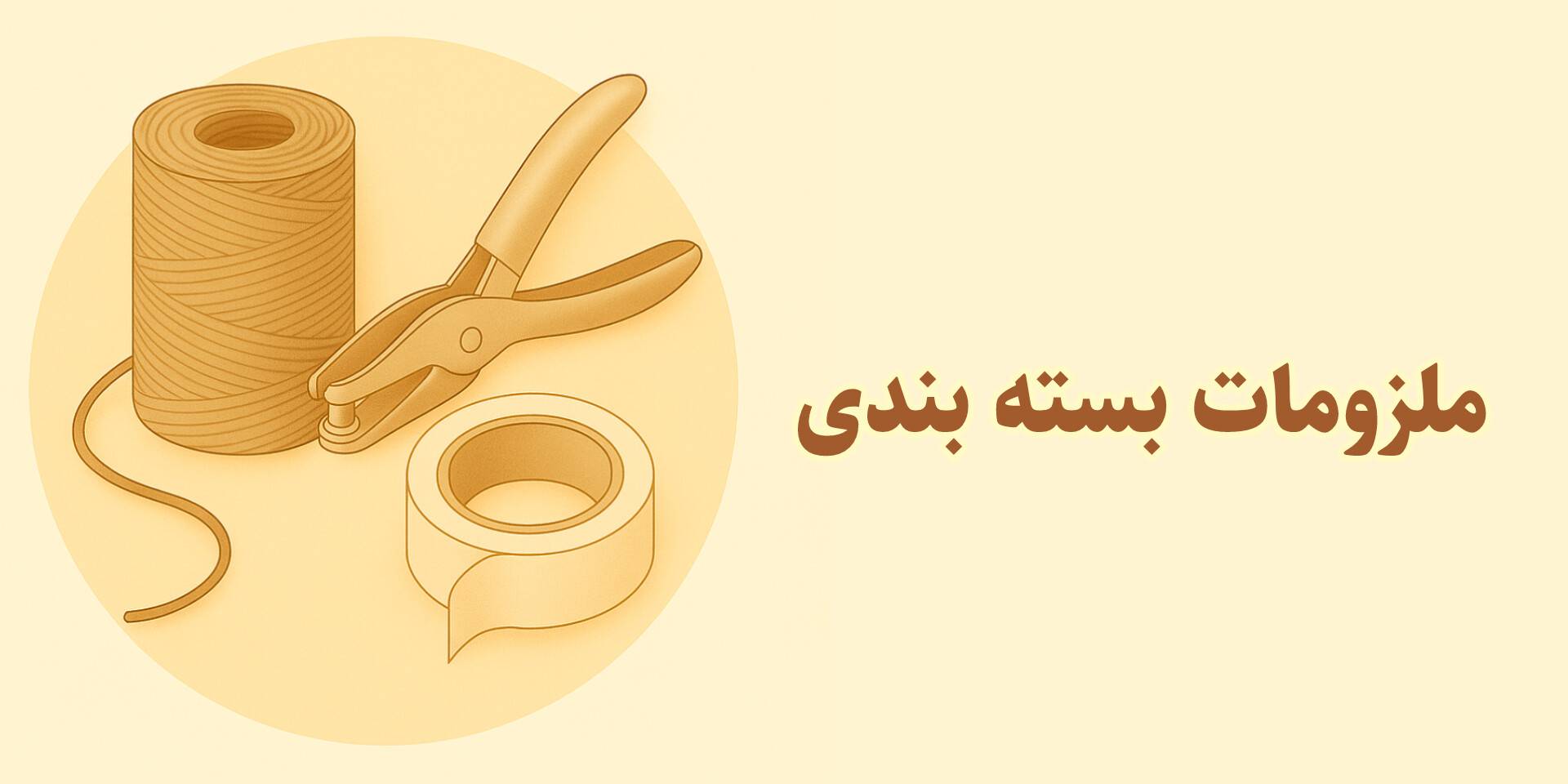 خرید انواع ربان و کنف و ملزومات بسته بندی