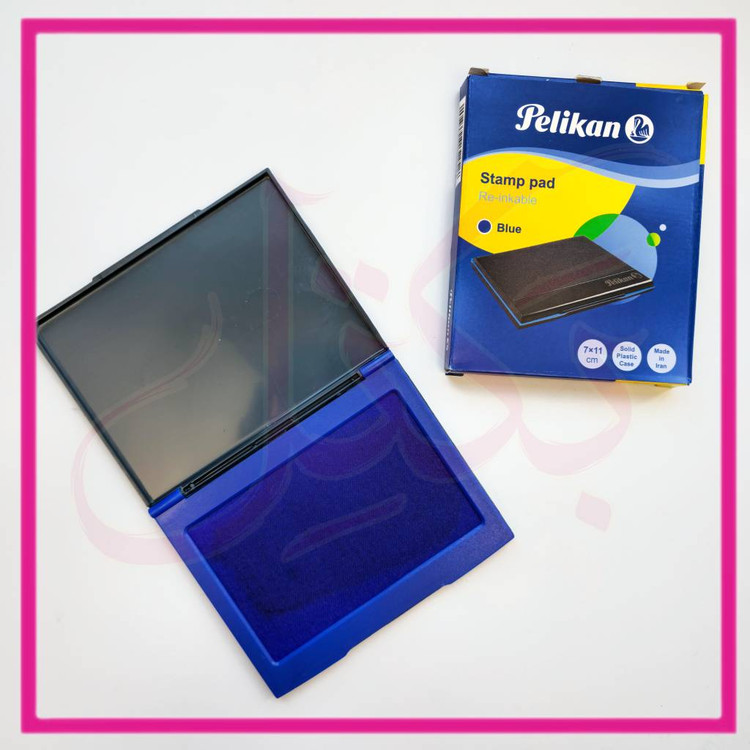 استامپ7*11 ابی ایرانی پلیکان